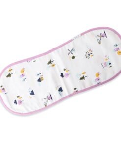 Farmyard Tales - Lion & The Bird - Muslin Reversible Burp Cloth NEW