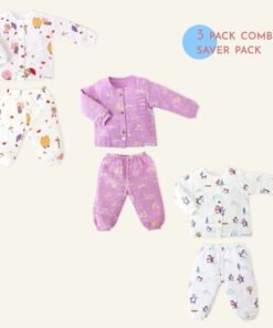 Little explorer combo Saver 3 pack : Full Sleeve & Pant Sets (0m to 4years)