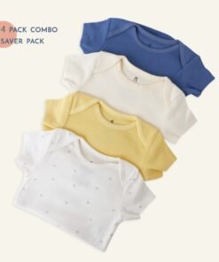Baby Bodysuit (0–12 Months) Combo Saver Pack of 4