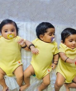 Baby Bodysuit (0–12 Months) Sunshine Yellow