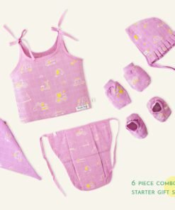 Baby essential Starter gift Kit - 6 piece set - Busy Little Wheels